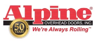 Logo puertas industriales alpine
